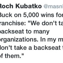 Buck Talks 5K Wins