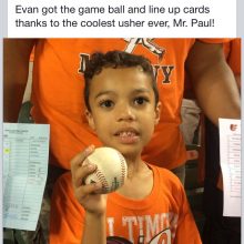 Evan Got Game Ball